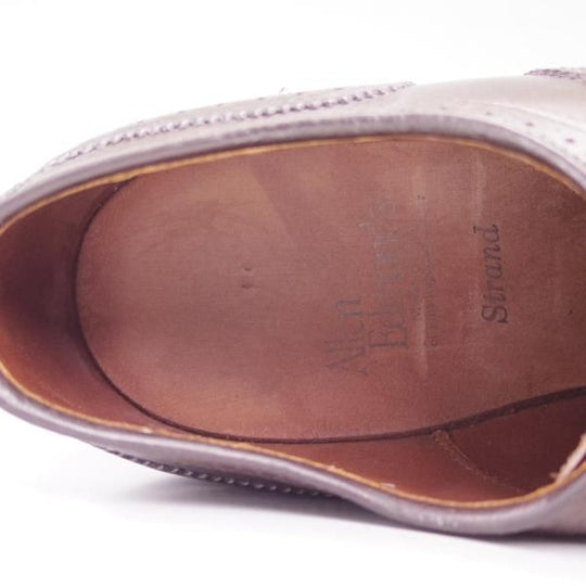 美品★(米)アレンエドモンズ 7E【定価￥75,900-★Strand/ストランド】セミブローグ/カーフ/濃茶/ALLEN EDMONDS★b914
