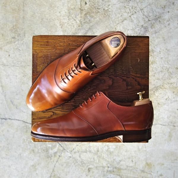 極上★クロケット&ジョーンズ 5.5E【★Lloyd Footwear別注品/ロイドフットウェア】240ラスト/サドルシューズ/Crockett&Jones★b916