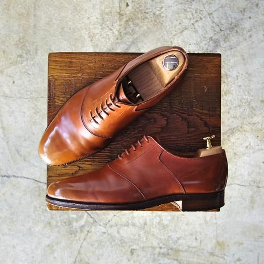 極上★クロケット&ジョーンズ 5.5E【★Lloyd Footwear別注品/ロイドフットウェア】240ラスト/サドルシューズ/Crockett&Jones★b916