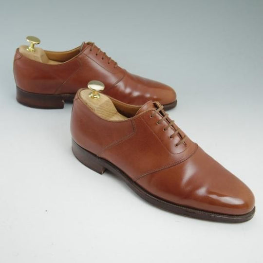 極上★クロケット&ジョーンズ 5.5E【★Lloyd Footwear別注品/ロイドフットウェア】240ラスト/サドルシューズ/Crockett&Jones★b916