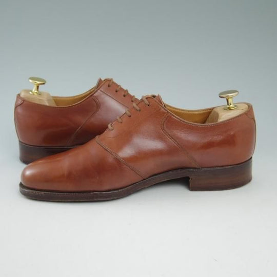 極上★クロケット&ジョーンズ 5.5E【★Lloyd Footwear別注品/ロイドフットウェア】240ラスト/サドルシューズ/Crockett&Jones★b916