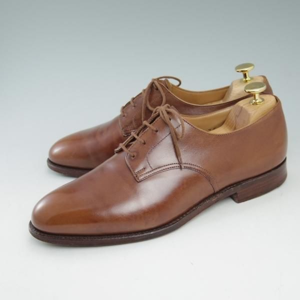 極上★クロケット&ジョーンズ 7E【★Lloyd Footwear別注/ロイドフットウェア】プレーントゥ/ダービーシューズ/Crockett&Jones★b917