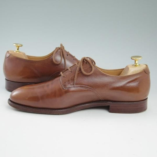 極上★クロケット&ジョーンズ 7E【★Lloyd Footwear別注/ロイドフットウェア】プレーントゥ/ダービーシューズ/Crockett&Jones★b917