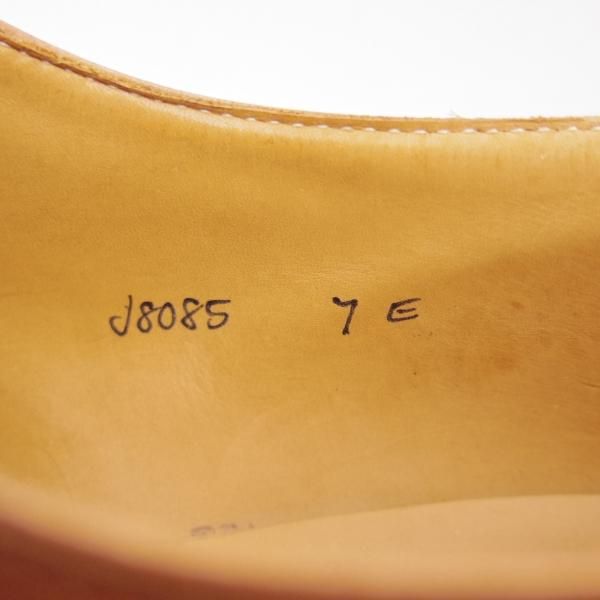 極上★クロケット&ジョーンズ 7E【★Lloyd Footwear別注/ロイドフットウェア】プレーントゥ/ダービーシューズ/Crockett&Jones★b917