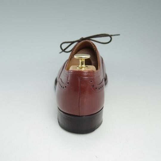 極上★クロケット&ジョーンズ 7.5E 【★チェアマン/CHAIRMAN】 366ラスト/セミブローグ/Crockett&Jones★b918