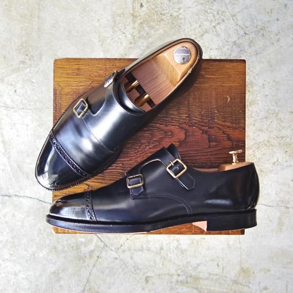 極上★クロケット&ジョーンズ 6.5E【★Lloyd Footwear別注/ロイドフットウェア】317ラスト/ダブルモンク/Crockett&Jones★b919