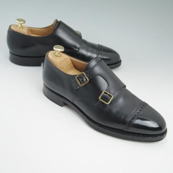 極上★クロケット&ジョーンズ 6.5E【★Lloyd Footwear別注/ロイドフットウェア】317ラスト/ダブルモンク/Crockett&Jones★b919