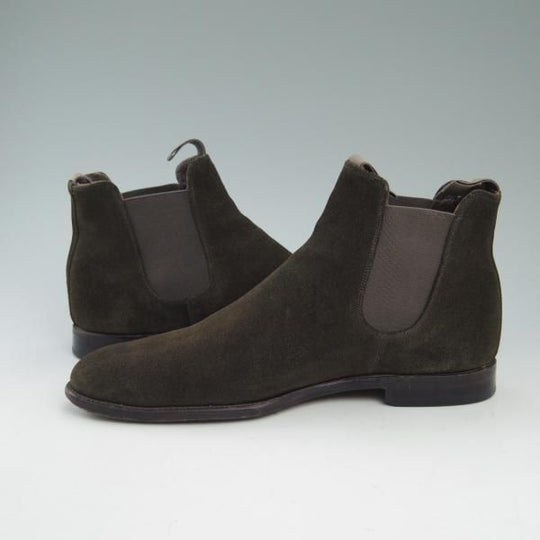 極上★(英)グレンソン 7.5F【★サイドゴアブーツ】スエード/GRENSON★b924