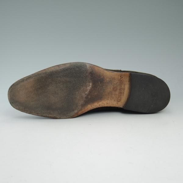 極上★(英)グレンソン 7.5F【★サイドゴアブーツ】スエード/GRENSON★b924