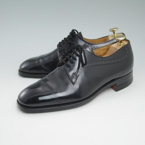 ★チャーチ 65E/UK6.5【極希少!!2都市ロゴ/ブックバインダーカーフ】954ラスト/ALDWYCH/旧★チャーチ/プレーントゥ/黒/Church's★b927