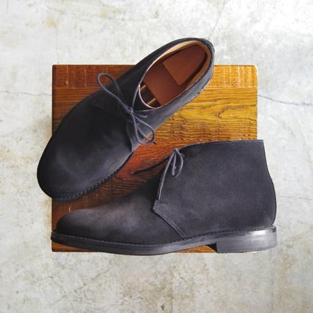 ★クロケット&ジョーンズ 6E【★(英)FOSTER&SON別注/フォスター&サン/STUDLEY】224ラスト/スエード/チャッカブーツ/Crockett&Jones★b929