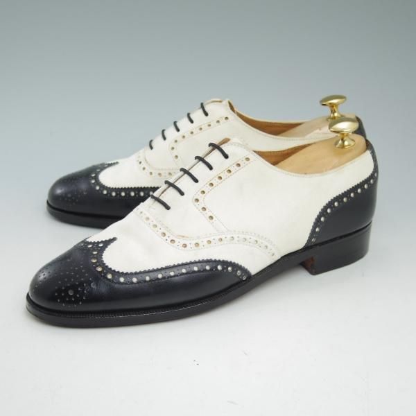 極上★クロケット&ジョーンズ US8D/UK7.5程度【★ラルフローレン別注/Polo Ralph Lauren】フルブローグ/スエード/Crockett&Jones★b930