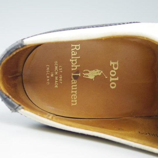 極上★クロケット&ジョーンズ US8D/UK7.5程度【★ラルフローレン別注/Polo Ralph Lauren】フルブローグ/スエード/Crockett&Jones★b930