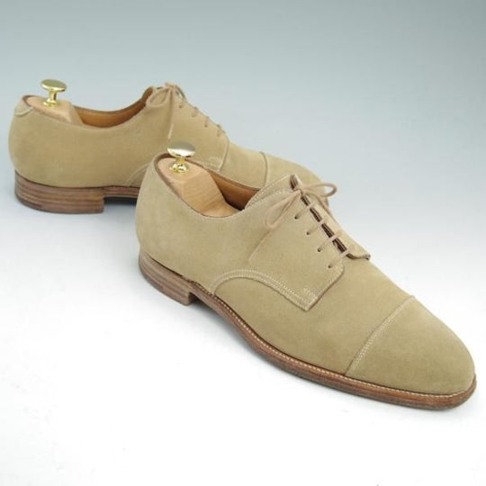 極上★クロケット&ジョーンズ 7E【★ポールスミス別注/Paul Smith】スエード/ストレートチップ/Crockett&Jones★b931