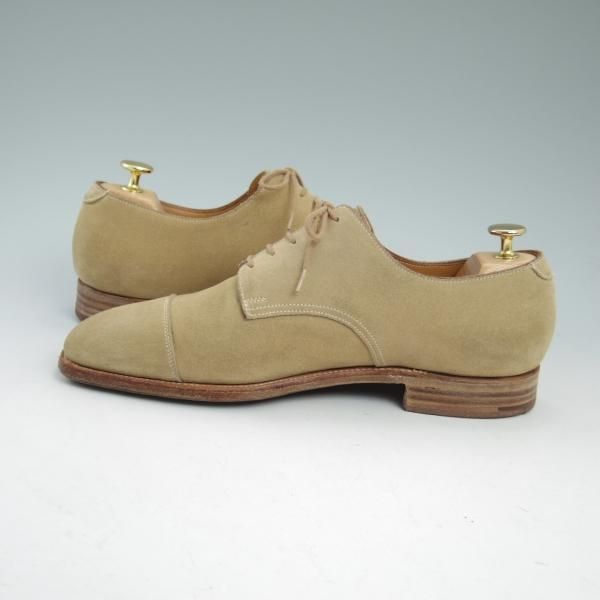 極上★クロケット&ジョーンズ 7E【★ポールスミス別注/Paul Smith】スエード/ストレートチップ/Crockett&Jones★b931