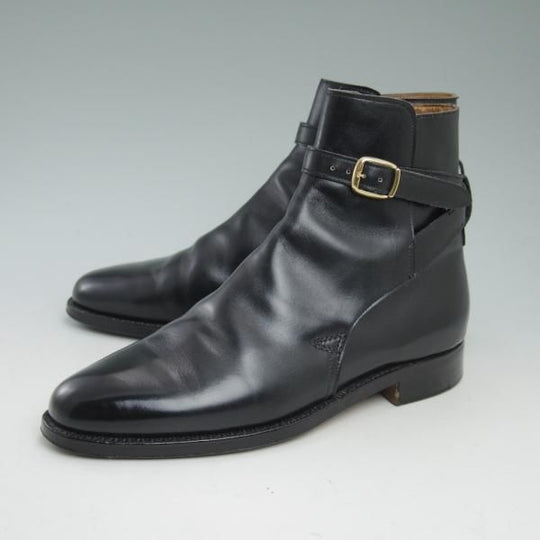極上★クロケット&ジョーンズ 6.5E【★(英)ポールセン・スコーン別注/Poulsen Skone】黒/ジョッパーブーツ/Crockett&Jones★b932