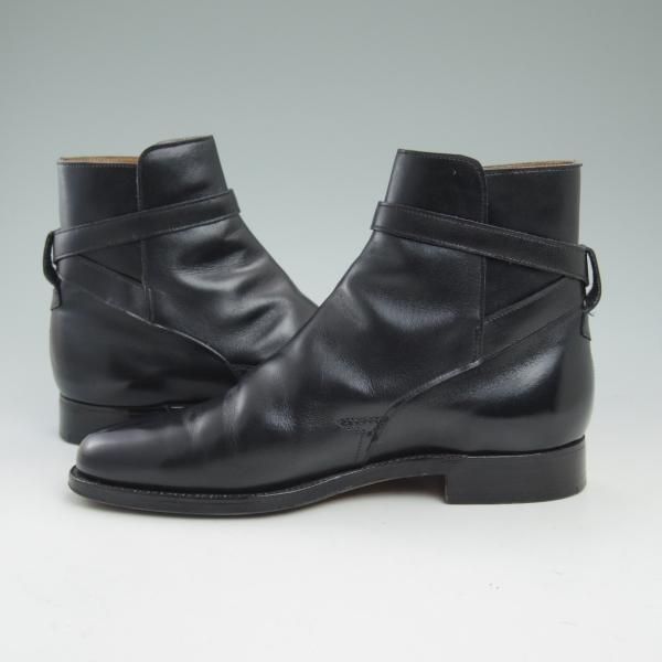 極上★クロケット&ジョーンズ 6.5E【★(英)ポールセン・スコーン別注/Poulsen Skone】黒/ジョッパーブーツ/Crockett&Jones★b932