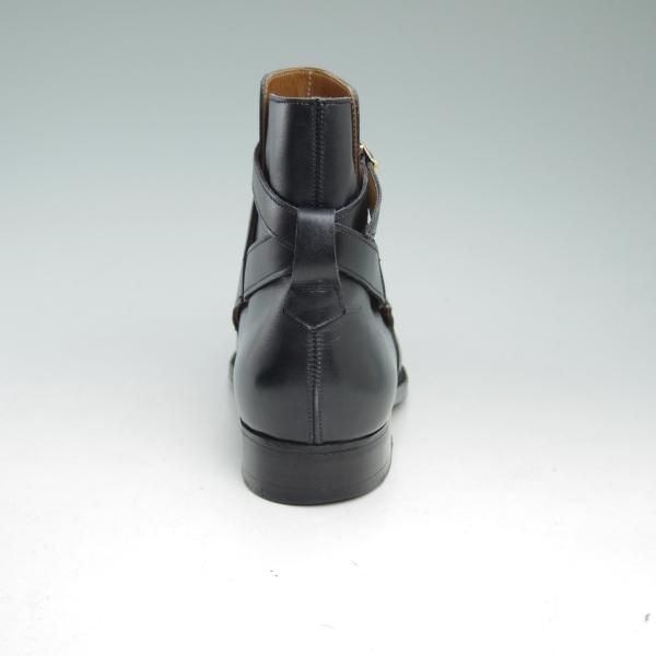 極上★クロケット&ジョーンズ 6.5E【★(英)ポールセン・スコーン別注/Poulsen Skone】黒/ジョッパーブーツ/Crockett&Jones★b932