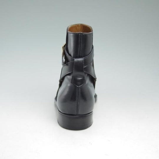 極上★クロケット&ジョーンズ 6.5E【★(英)ポールセン・スコーン別注/Poulsen Skone】黒/ジョッパーブーツ/Crockett&Jones★b932
