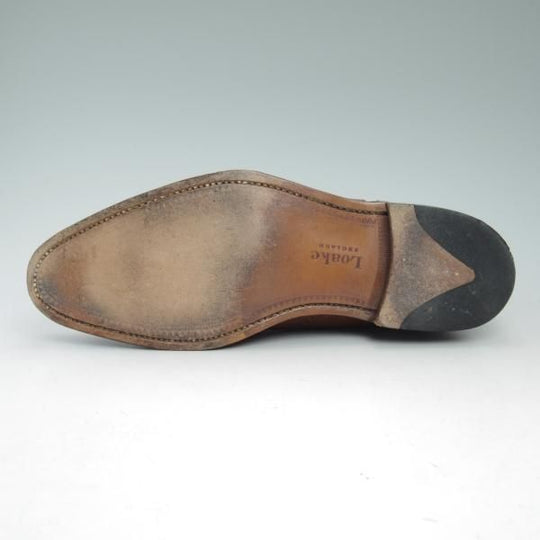 極美品★(英)Loake/ローク UK6【★フルブローグ/SAVOY】ウイングチップ★b935