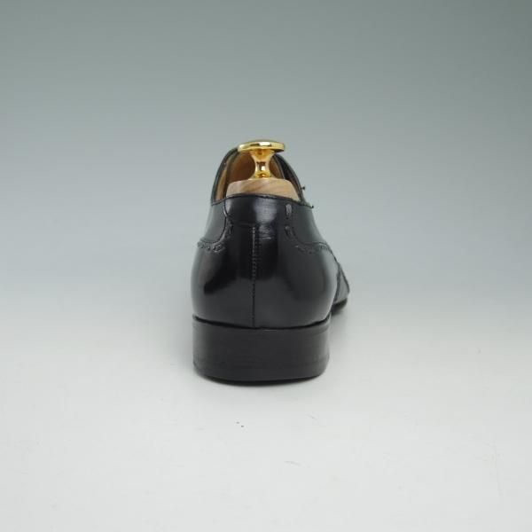 極上★(伊)ボリーニ UK7程度【★オパンケ・ボロネーゼ製法】ブラインドブローグ/黒/BOLLINI★b936