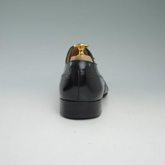 極上★(伊)ボリーニ UK7程度【★オパンケ・ボロネーゼ製法】ブラインドブローグ/黒/BOLLINI★b936