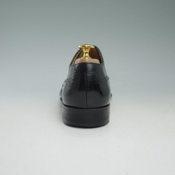 極上★(伊)ボリーニ UK7程度【★オパンケ・ボロネーゼ製法】ブラインドブローグ/黒/BOLLINI★b936