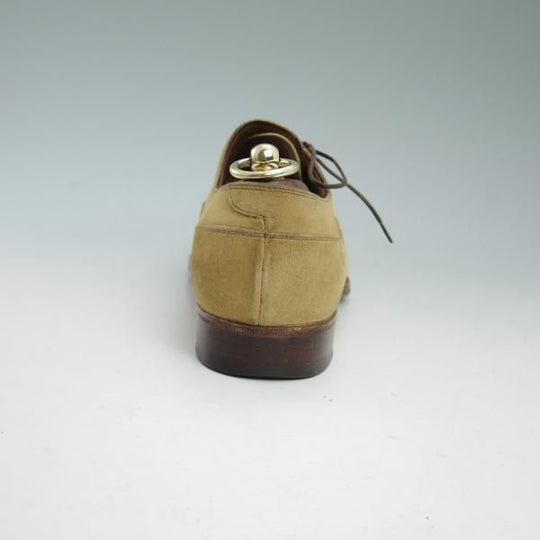 極上★(伊)エンツォ・ボナフェ SIZE 7.5【★BEAMS別注/ハンドソーンウェルテッド製法】スエード/サイドレース/ENZO BONAFE★b937