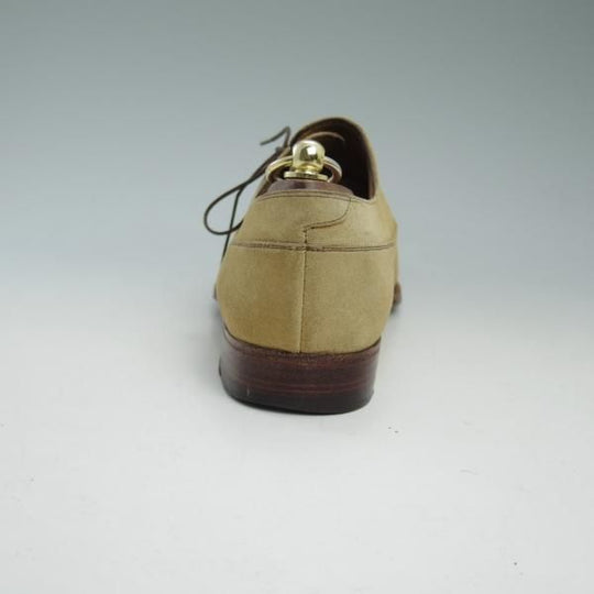 極上★(伊)エンツォ・ボナフェ SIZE 7.5【★BEAMS別注/ハンドソーンウェルテッド製法】スエード/サイドレース/ENZO BONAFE★b937