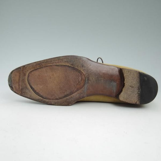 極上★(伊)エンツォ・ボナフェ SIZE 7.5【★BEAMS別注/ハンドソーンウェルテッド製法】スエード/サイドレース/ENZO BONAFE★b937