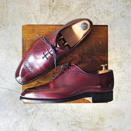 極美品★(仏)ラ・コルドヌリ・アングレーズ 6.5E【★グッドイヤーウェルテッド製法】ホールカット/LA CORDONNERIE ANGLAISE★b939