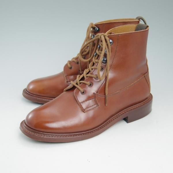 美品★トリッカーズ(レディース) SIZE 4.5【★マロンアンティーク/L7390】プレーントゥ/ブーツ/カントリーブーツ/Tricker's★b940