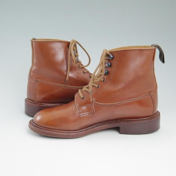 美品★トリッカーズ(レディース) SIZE 4.5【★マロンアンティーク/L7390】プレーントゥ/ブーツ/カントリーブーツ/Tricker's★b940