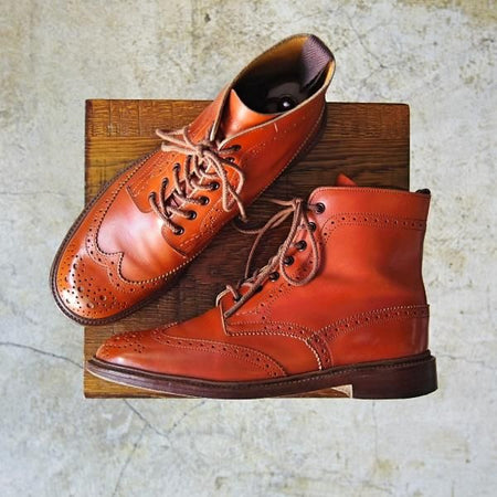極上★トリッカーズ(レディース) SIZE 6.5【★カントリーブーツ/L5180】ブーツ/ウイングチップ/Tricker's★b941