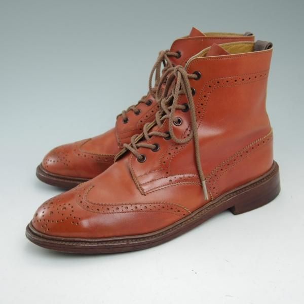 極上★トリッカーズ(レディース) SIZE 6.5【★カントリーブーツ/L5180】ブーツ/ウイングチップ/Tricker's★b941