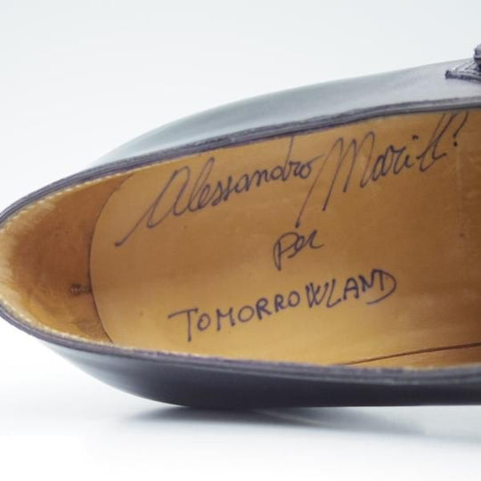 美品★(伊)アレッサンドロ・マリッリ SIZE 38.5【★ハンドソーンウェルテッド製法/トゥモローランド別注】ALESSANDRO MARILLI★b942