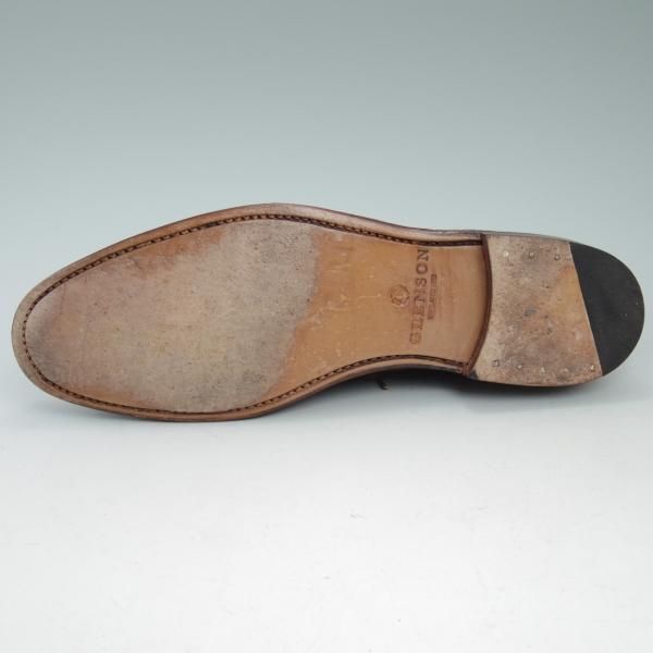 極美品★(英)グレンソン SIZE 7【★フルブローグ】4002/284/ポリッシュカーフ/ウイングチップ/GRENSON★b943
