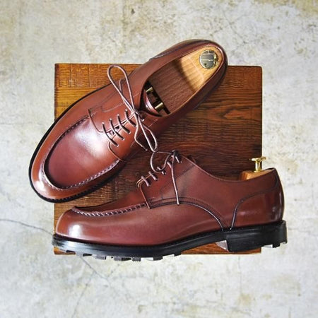 極美品★トレーディングポスト SIZE 8【★リッジウェイソール仕様/WESTONゴルフ似寄りモデル】Uチップ/Trading Post★b945