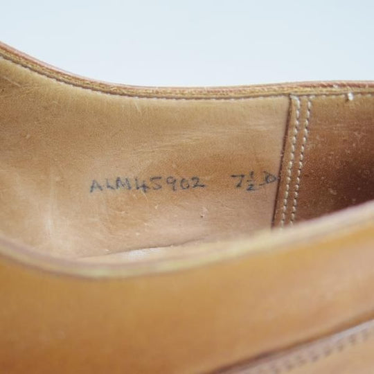 極上★クロケット&ジョーンズ UK7/US7.5D【★リッジウェイソール/ラルフローレン別注/Polo Ralph Lauren】Uチップ/Crockett&Jones★b946