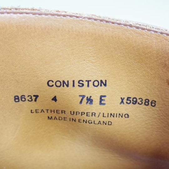 美品★クロケット&ジョーンズ 7.5E【★コニストン/極希少!!オイルドレザー仕様/CONISTON】325ラスト/ブーツ/Crockett&Jones★b947