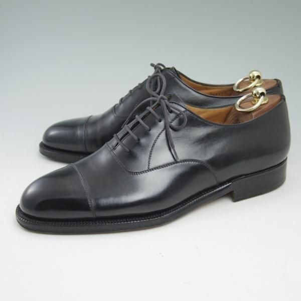 極美品★(伊)タニノクリスチー SIZE 7.5【★希少!!ハンドソーンウェルテッド製法】ストレートチップ/カーフ/TANINO CRISCI★b954