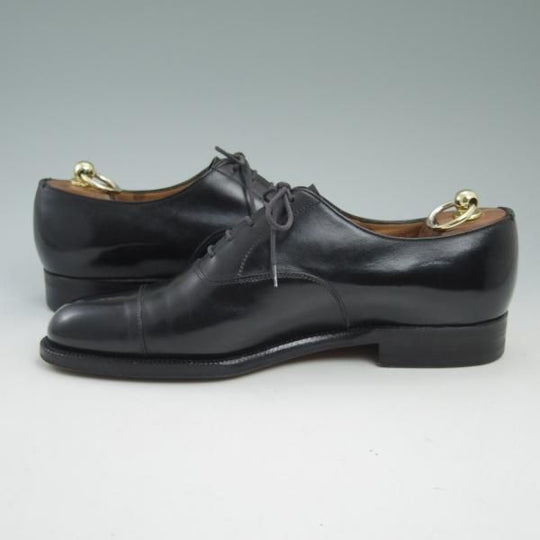 極美品★(伊)タニノクリスチー SIZE 7.5【★希少!!ハンドソーンウェルテッド製法】ストレートチップ/カーフ/TANINO CRISCI★b954