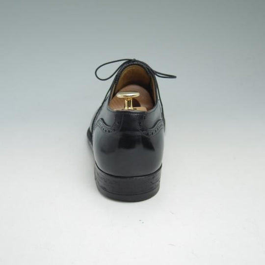 極上★(伊)タニノクリスチー SIZE 6.5【★希少!!ハンドソーンウェルテッド製法】フルブローグ/カーフ/128928/TANINO CRISCI★b956