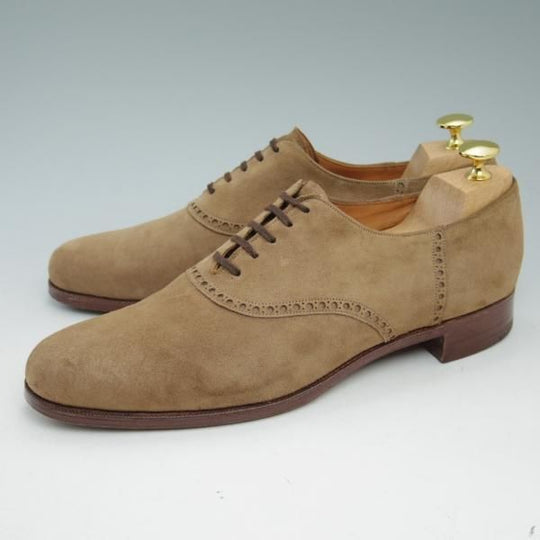極上★クロケット&ジョーンズ UK8程度【★ラルフローレン別注/Polo Ralph Lauren】スエード/サドルシューズ/Crockett&Jones★b957