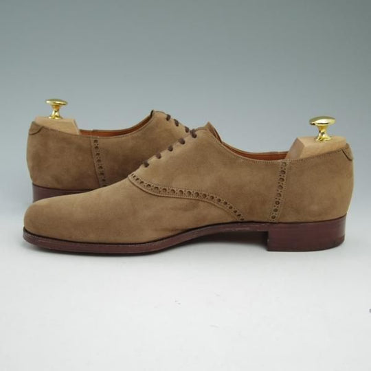 極上★クロケット&ジョーンズ UK8程度【★ラルフローレン別注/Polo Ralph Lauren】スエード/サドルシューズ/Crockett&Jones★b957