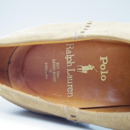 極上★クロケット&ジョーンズ UK8程度【★ラルフローレン別注/Polo Ralph Lauren】スエード/サドルシューズ/Crockett&Jones★b957