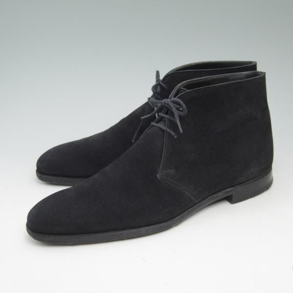 極上★クロケット&ジョーンズ 7.5D【★ハンドグレードライン/CAMBERLEY】9613-26X/スエード/チャッカ ブーツ/Crockett&Jones★b958
