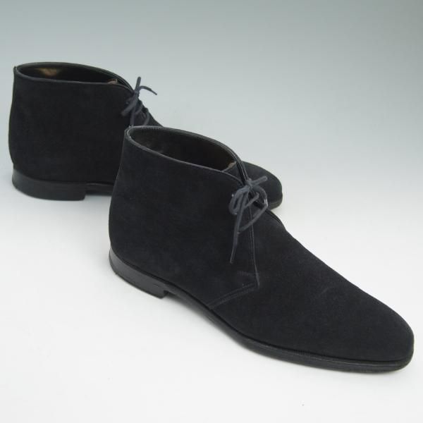 極上★クロケット&ジョーンズ 7.5D【★ハンドグレードライン/CAMBERLEY】9613-26X/スエード/チャッカ ブーツ/Crockett&Jones★b958
