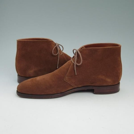 極上★クロケット&ジョーンズ 7.5D【★ハンドグレードライン/CAMBERLEY】9613-26X/スエード/チャッカ ブーツ/Crockett&Jones★b959
