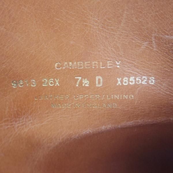 極上★クロケット&ジョーンズ 7.5D【★ハンドグレードライン/CAMBERLEY】9613-26X/スエード/チャッカ ブーツ/Crockett&Jones★b959